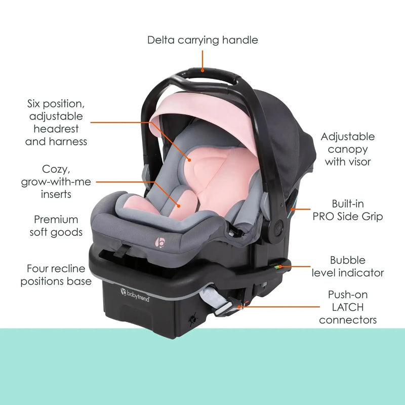 Baby Trend Secure-Lift Infant Car Seat feature call out