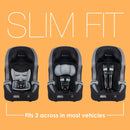 Load image into gallery viewer, Baby Trend Trooper SLIM 3-in-1 Convertible Car Seat fits 3 across in most cars