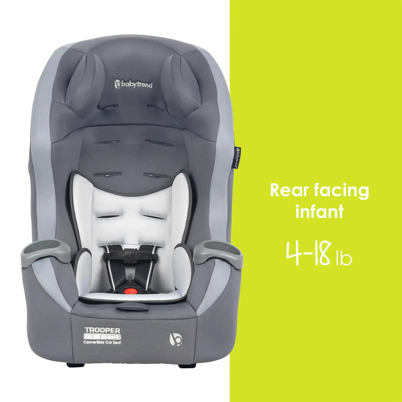 Baby Trend Trooper SLIM 3-in-1 Convertible Car Seat rear facing infant