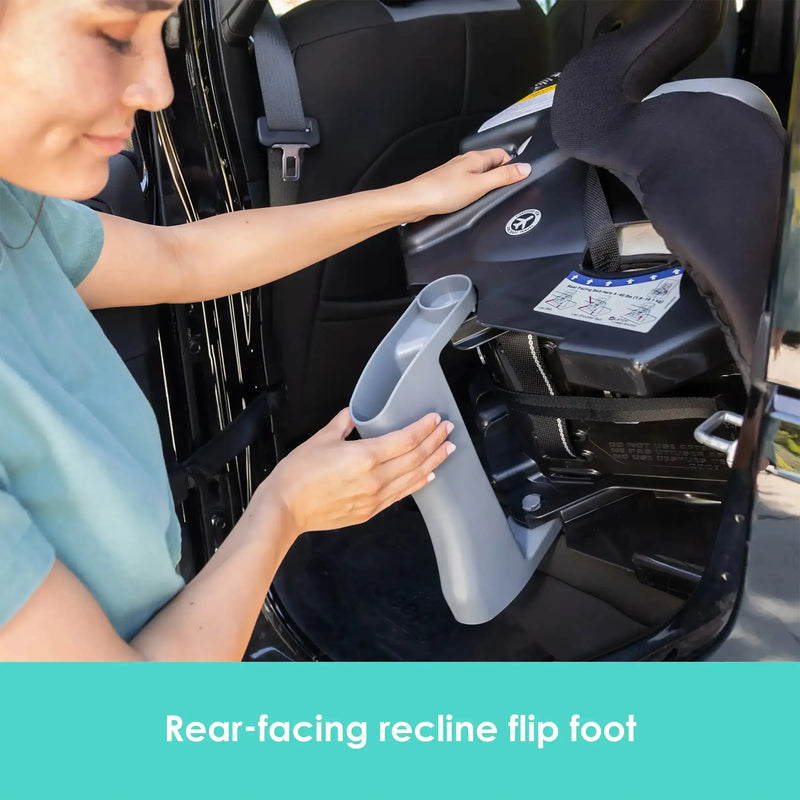 Baby Trend Trooper SLIM 3-in-1 Convertible Car Seat rear facing recline flip foot
