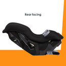 Load image into gallery viewer, Side view rear facing mode of the Baby Trend Trooper 3-in-1 Convertible Car Seat