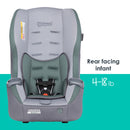 Load image into gallery viewer, Rear facing infant mode of the Baby Trend Trooper 3-in-1 Convertible Car Seat