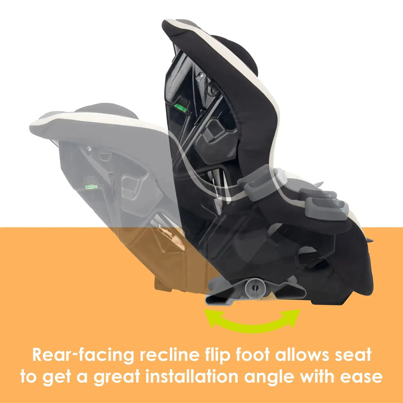 Baby Trend Trooper SLIM 3-in-1 Convertible Car Seat rear facing recline flip foot