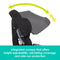 Baby Trend Cover Me 4-in-1 Convertible Car Seat integrated canopy that offers height adjustability