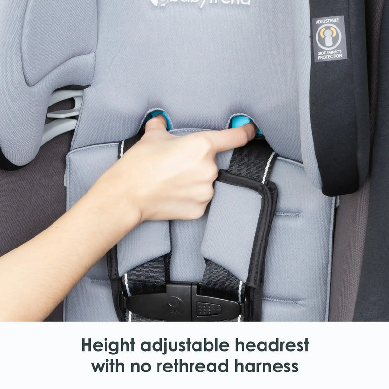 Baby Trend Cover Me 4-in-1 Convertible Car Seat height adjustable headrest