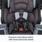 Baby Trend Cover Me 4-in-1 Convertible Car Seat premium and deluxe fabric