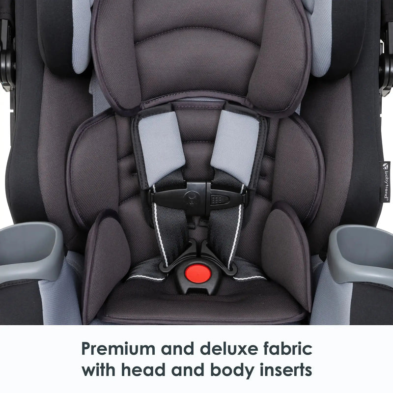Baby Trend Cover Me 4-in-1 Convertible Car Seat premium and deluxe fabric