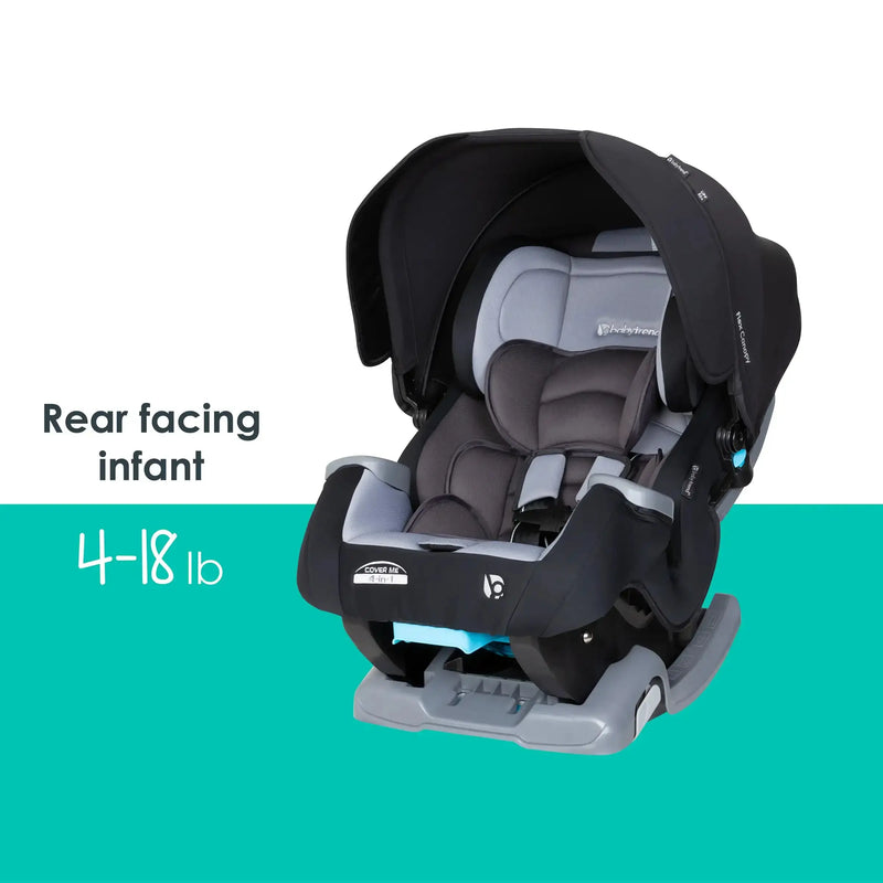 Baby Trend Cover Me 4-in-1 Convertible Car Seat rear facing infant 