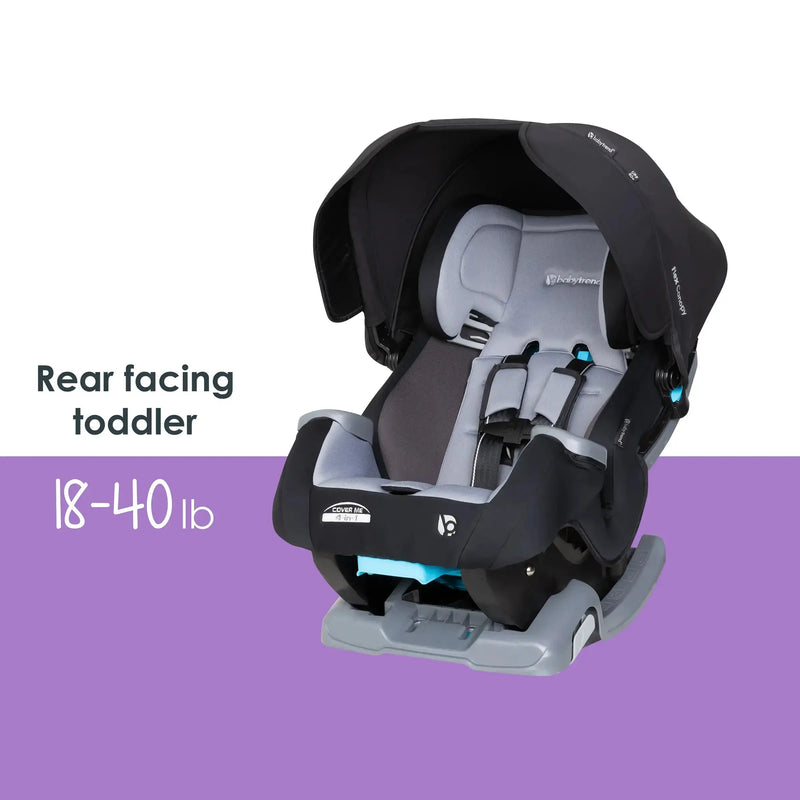 Baby Trend Cover Me 4-in-1 Convertible Car Seat rear facing toddler