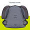 Top view of the backless booster from the Baby Trend Hybrid SI 3-in-1 Combination Booster Car Seat
