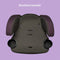 Top view of the Baby Trend Hybrid SI 3-in-1 Combination Booster Car Seat in backless booster mode