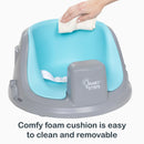 Load image into gallery viewer, Comfy foam cushion is easy to clean and removable from the Smart Steps by Baby Trend Explore N’ Play 5-in-1 Activity to Booster Seat