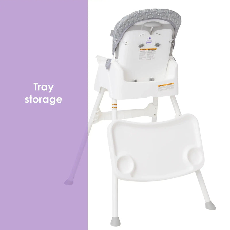 Baby Trend Adapt 4-in-1 High Chair tray storage