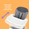 Baby Trend Flat Fold High Chair removable 3 position one hand operated tray