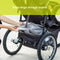 Baby Trend XCEL-R8 PLUS Jogger Stroller with LED extra large storage basket
