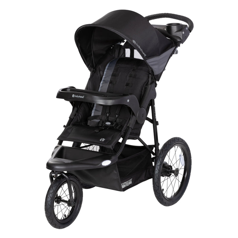Baby Trend Expedition PLUS Jogger with LED Safety Light in Madrid Black