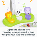 Load image into gallery viewer, Lights and sounds toys, hanging toys and counting toys will grab your little one's attention from the Smart Steps My First Jumper