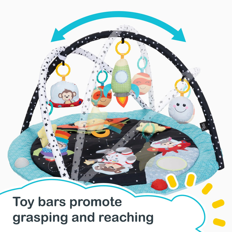 Smart Steps By Baby Trend, Baby Sensory Activity Play Mat toy bars promote grasping and reaching