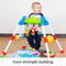 Core strength building from the Smart Steps by Baby Trend, Jammin’ Gym with Play Mat