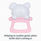Helping to soothe gums when teeth start coming in from the Smart Steps Tiny Nibbles 10-Pack Teethers