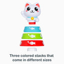 Load image into gallery viewer, Three colored stacks that  come in different sizes with Smart Steps Stack-a-Cat