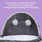Baby Trend Nursery Suite Playard with Portable Cradle oval napper comes with canopy and two plush hanging toys