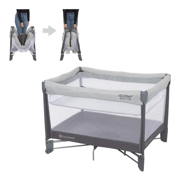 Baby Trend Comet Quick-Fold Playard with Hanging Bassinet