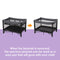 Baby Trend Comet Stellar 3-in-1 Quick-Fold Playard spacious playard can be used as play pen that will grow with your child 