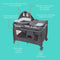 Simply Smart 2.0 Nursery Center Playard with Napper, Changer, Bassinet and Travel Bag in Shale Grey (Walmart Exclusive)