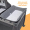 Simply Smart 2.0 Nursery Center Playard with Napper, Changer, Bassinet and Travel Bag in Shale Grey (Walmart Exclusive)