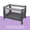 Simply Smart 2.0 Nursery Center Playard with Napper, Changer, Bassinet and Travel Bag in Shale Grey (Walmart Exclusive)