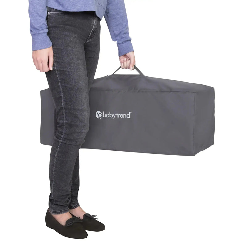 Nursery Center Playard with Bassinet in Stellar Grey (International)