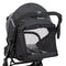 Baby Trend Tango Mini Stroller with mesh window on the back seat of child