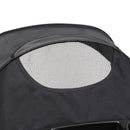 Load image into gallery viewer, Peek-a-boo window on the canopy of the Baby Trend Passport Carriage Stroller