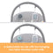 Baby Trend Sit N' Sway Portable Swing detachable toy bar with two hanging toys