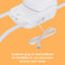 Baby Trend Sit N' Sway Portable Swing supports plug in and batteries