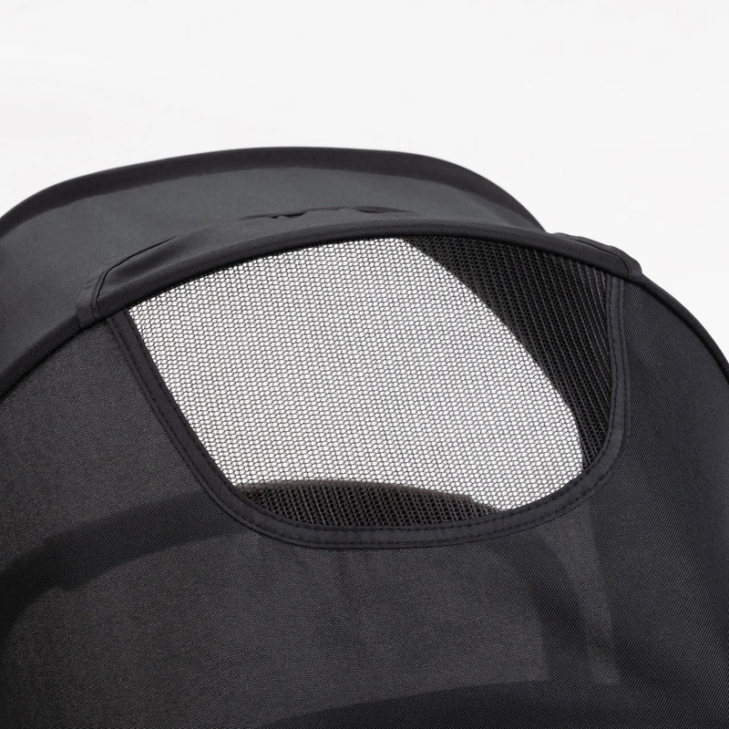 Baby Trend Passport Switch 6-in-1 Modular Stroller peek-a-boo window on the canopy