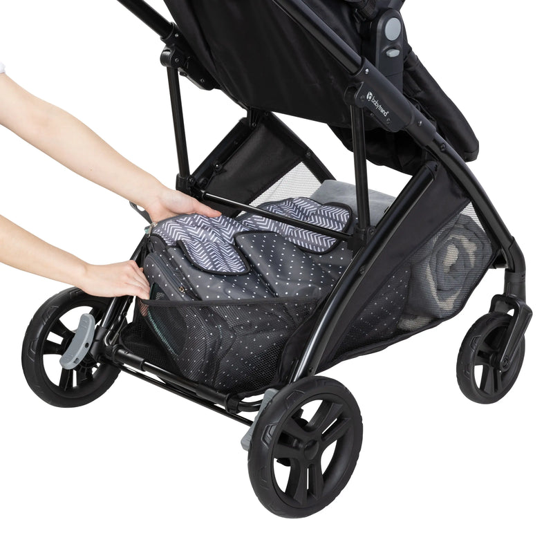 Baby Trend Passport Switch 6-in-1 Modular Stroller extra large storage basket