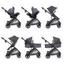 Load image into gallery viewer, Baby Trend Sonar Switch 6-in-1 Modular Stroller riding options