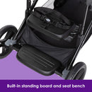 Load image into gallery viewer, Built-in standing board and seat bench from the Baby Trend Morph Single to Double Modular Stroller