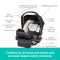 Morph Single to Double Modular Stroller Travel System with EZ-Lift™ PLUS Infant Car Seat in Madrid Tan (International)