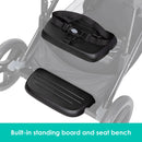 Load image into gallery viewer, Morph Single to Double Modular Stroller Travel System with EZ-Lift™ PLUS Infant Car Seat in Madrid Tan (International)
