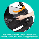 Load image into gallery viewer, Morph Single to Double Modular Stroller Travel System with EZ-Lift™ PLUS Infant Car Seat in Madrid Tan (International)