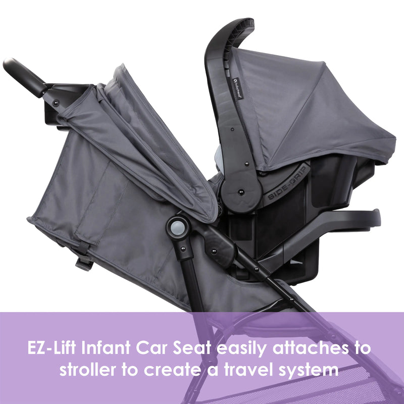 Venture 4-Wheel Stroller Travel System with EZ-Lift™ Infant Car Seat in Desert Grey (Walmart Exclusive)