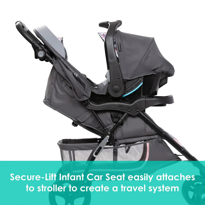 Baby Trend EZ Ride SE Stroller Secure-Lift infant car seat easily attaches to stroller