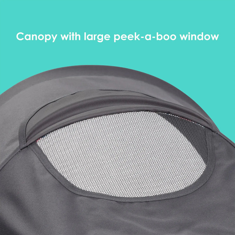 Baby Trend EZ Ride SE Stroller canopy with large peek-a-boo window