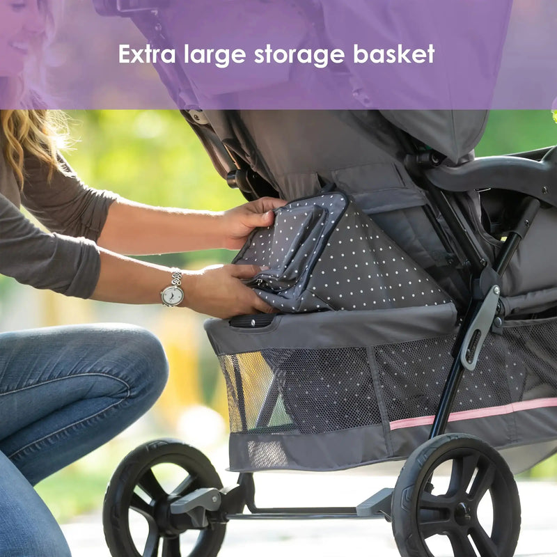 Baby Trend EZ Ride SE Stroller extra large storage basket