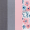 Baby Trend EZ Ride SE Stroller Travel System with Secure-Lift Infant Car Seat grey and floral pattern fabric 