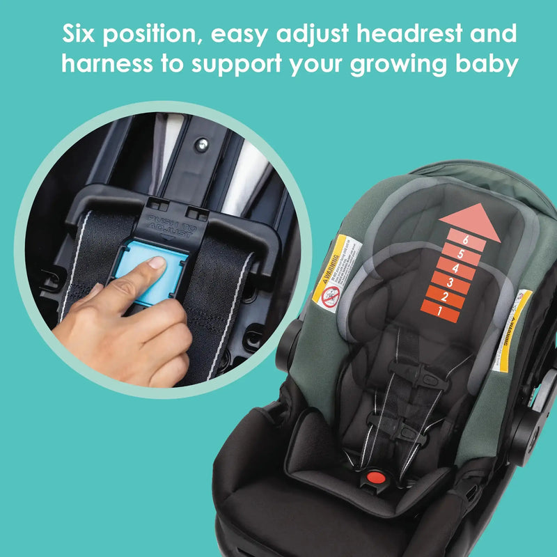 Baby Trend EZ Ride SE Stroller Travel System with Secure-Lift Infant Car Seat
