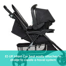 Load image into gallery viewer, EZ Ride Stroller Travel System with EZ-Lift™ Infant Car Seat in Desert Tan (International)